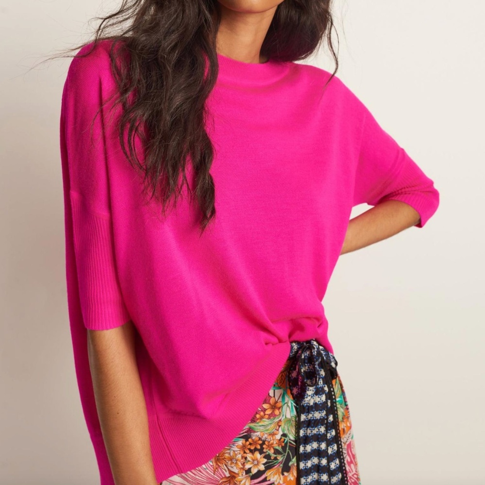 By Anthropologie Boat-Neck Wool Sweater